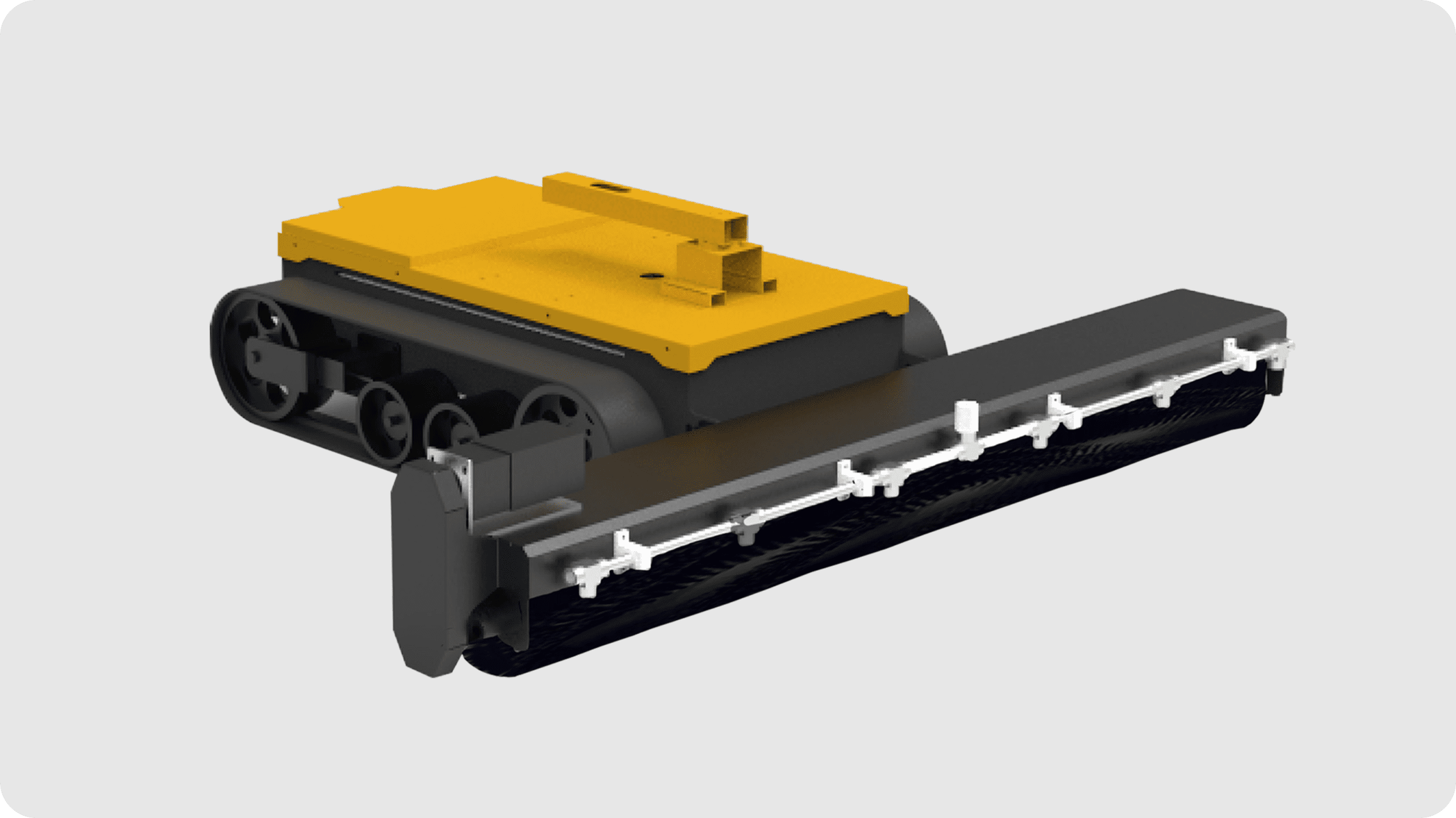 光伏清洁机器人阵列作业