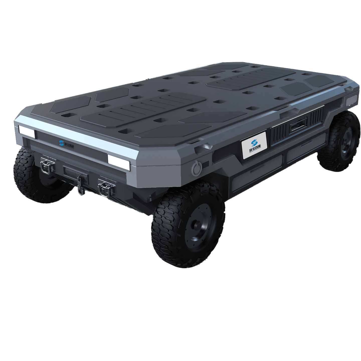 硕宝智能高载重无人车底盘案例
