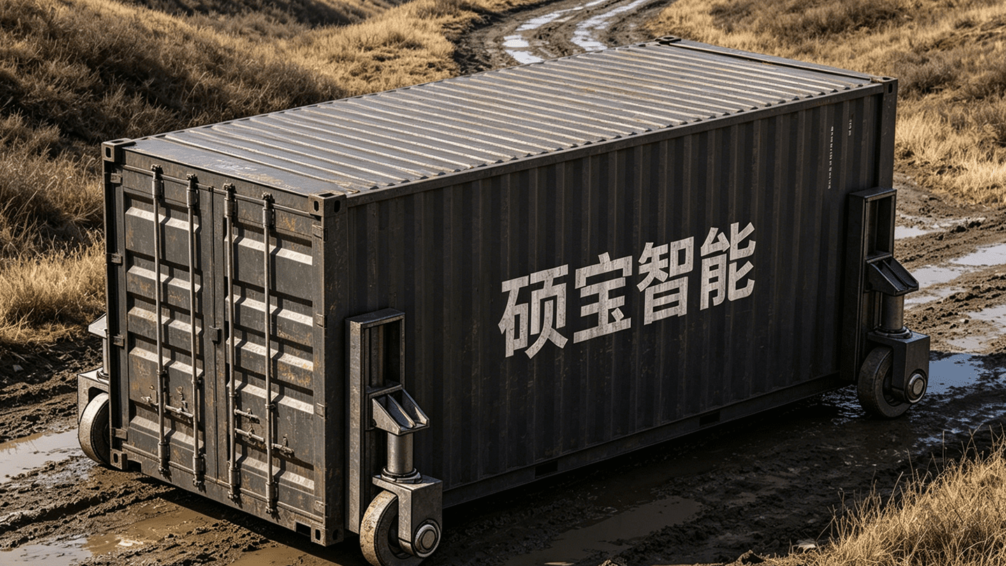 硕宝智能四驱四转载具 - 全地形重载转运解决方案