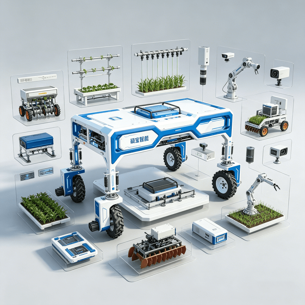 农业机器人任务扩展平台 模块化多功能UGV底盘系统