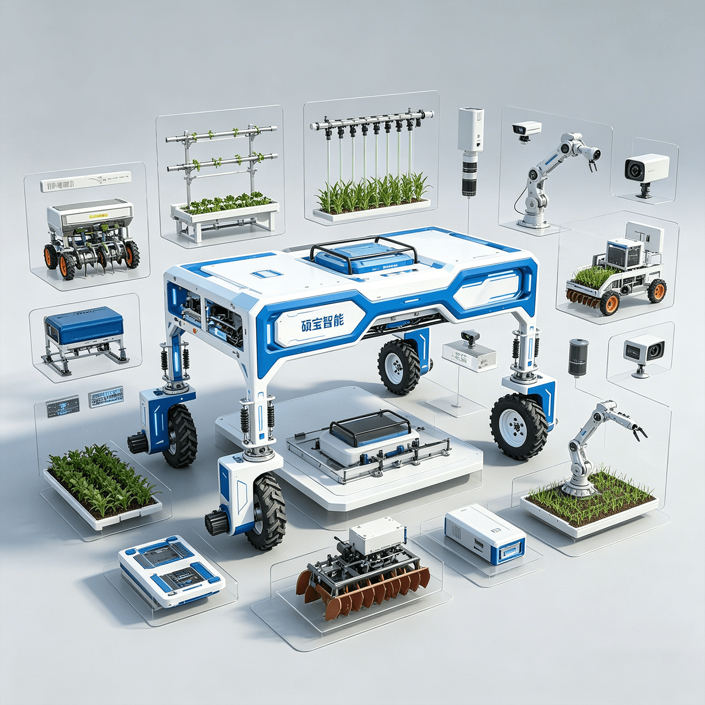 农业机器人任务扩展平台｜模块化UGV底盘支持播种打药采摘与农田作业