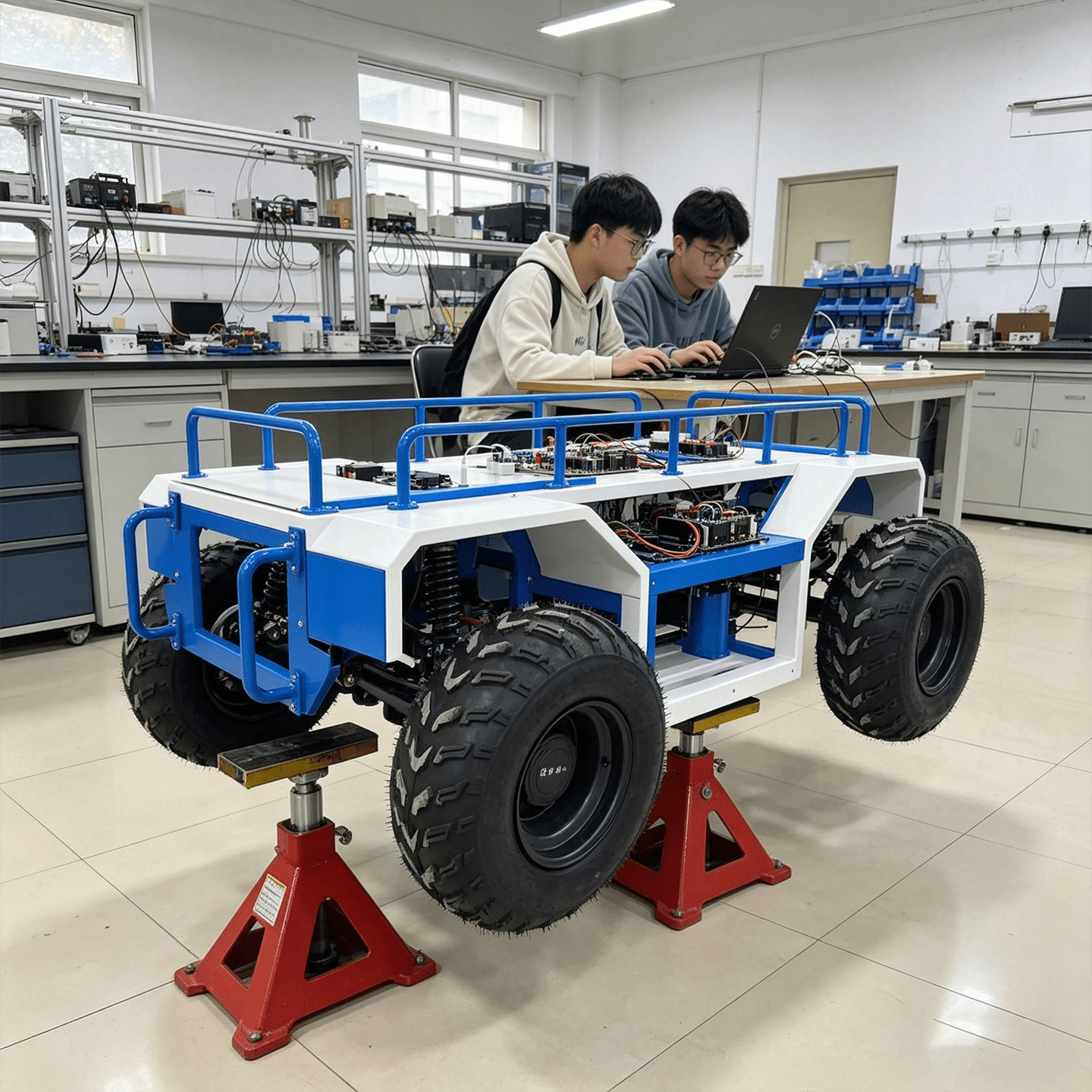 教育科研用阿克曼机器人平台用于自动驾驶与移动机器人实验开发