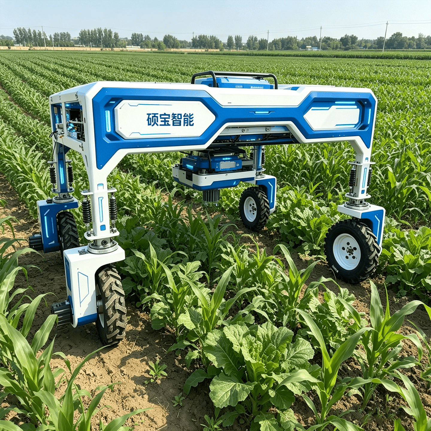 农业机器人农田数据采集作业 多传感器智能监测UGV平台