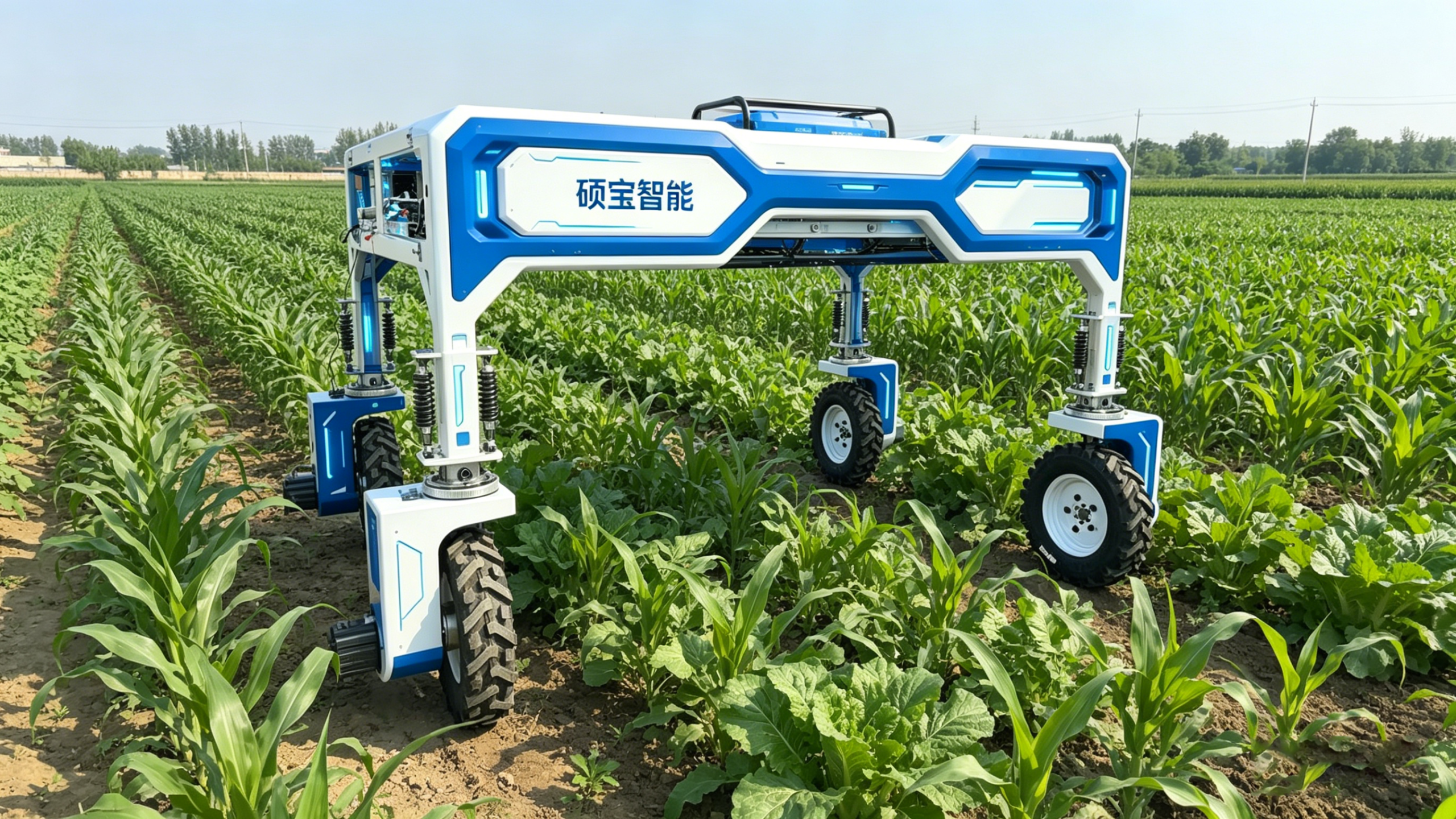 高离地农业机器人底盘UGV平台｜复杂地形农田作业解决方案