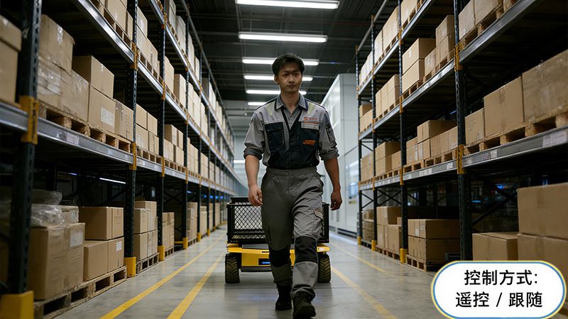 四驱智能自动跟随搬运平台
